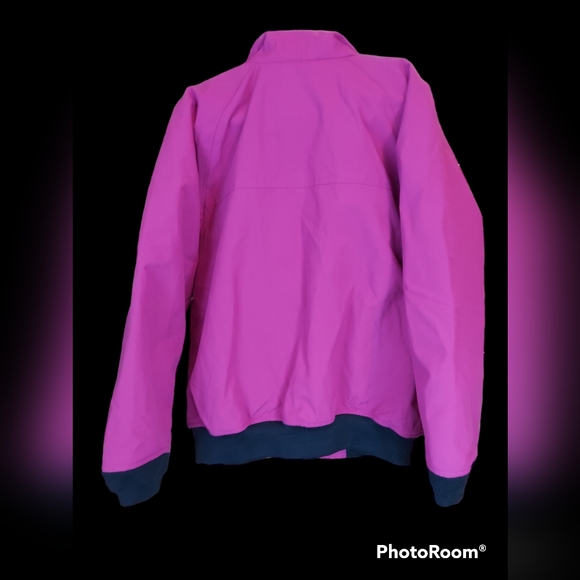 Lands' End BK Heritage Squall Jacket Magenta Berry Girl's Size 8 NWT - Picture 3 of 6